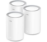 Sistema WiFi 6 Mesh Cudy AX3000 - sostituisce router ed extender, copre fino a 270 m², porta WAN 2,5 G, supporta backhaul Ethernet, VPN e sicurezza, set mesh M3000 3-Pack