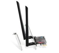 WiFi 6E AX5400 PCIe WiFi Adattatore di rete Intel AX210 Chip Bluetooth 5.3 Tri