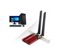 WiFi 7 PCIE WiFi Adapter BT5.4 Tri-Band with 9 Pin 1 to 2 USB2.0 Splitter Motherboard Interface Extension Cable