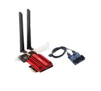 WiFi 7 PCIE WiFi Adapter BT5.4 Tri-Band with 9 Pin 1 to 4 USB2.0 Splitter Motherboard Interface Extension Cable