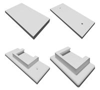 WiFi Access Point Wall Hook Mount with Sliding Design & Double-Sided Tape