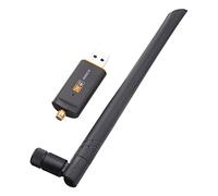 WiFi Adattatore USB 3.0 AC 1200 Mbps WiFi doppia banda 2.4G/5GHz, Antenna WiFi Dual Band per PC Desktop Portatile Tablet, Sistemi operativi Windows XP/Vista/7/8/10, Linux, Mac OS X