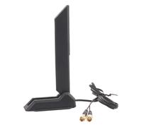 WiFi Antenna Desktop PC | Tri-Band Signal Booster Router Accessory, Magnetic Base Network Antenna with 3.9ft Cable for Internet Mobile Desktop Motherboard Use, 7.6x3x15.2cm/2.99x1.18x5.98 inches