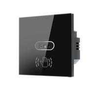 WIFI+BLE - Interruttore a induzione a infrarossi con controllo gestuale, interruttore della luce in vetro temperato senza contatto, controllo app e vocale, compatibile con Alexa/Google Home, 100-240V