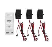 WiFi Energy Monitor 3 Fase 4 Filo Smart App Control Elettricità Uso di utilizzo con relè e morsetto 3x120A CT 90250VAC MATERIALE ABS 90x65x35mm Dimensioni per uso domestico e