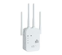 Wifi Extender, WiFi Extender Signal Booster,1200 Mbps WiFi Range Extender | 4 Port Double Band 5GHz/2,4 GHz, router di rete, punto di accesso, configurazione 'app per casa
