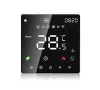 WIFI Graffiti Touch-Screen Termostato per Riscaldamento Termostato Intelligente WIFI Nero 3A Impianto Idraulico/Caldaia Sospesa un Parete