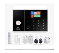 WiFi GSM / 2G di allarme for la sicurezza della casa wireless con sensore movimento Tuya. Smart Life. App Installazione rapida(PG108-2G-F)