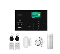 Wifi GSM Burglar Home Security Alarm System Kit Wireless Alarming Tuya SmartLife App supporta il rivelatore cablato wireless Installazione rapida(PG108-2G-A)