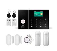 Wifi GSM Burglar Home Security Alarm System Kit Wireless Alarming Tuya SmartLife App supporta il rivelatore cablato wireless Installazione rapida(PG108-4G-H)