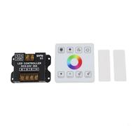 WiFi LED Controller RGB con Touch Panel & Telecomando, Smart WLAN Control Box per Alexa Google Home, Modalità Musica 5V-24V