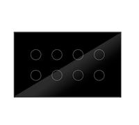 WIFI Light Interruttore un Parete Pannello nel Vetro 8 Gang Tuya per Al9811