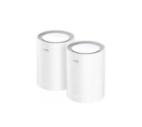 Cudy M3000 2-PACK sistema Wi-Fi Mesh Dual-band (2.4 GHz/5 GHz) Wi-Fi 6 (802.11ax) Grigio Bianco 1 Interno