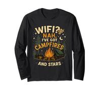 WiFi Nah ho falò e stelle disconnettere off-grid Maglia a Manica