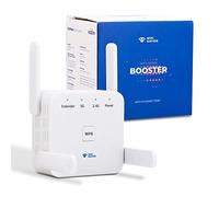 Wifi Nation® WiFi Booster Range Extender 1200Mbps 2.4GHz e 5GHz Dual Wifi Signal Internet Booster con porta Ethernet RJ45 e supporto AP/router/modalità ripetitore