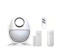 Wifi Smart Home Security di allarme 120dB Funziona con RF433 Rilevatore PIR Sensore porta Smart Life App Antifurto(KIT 3)