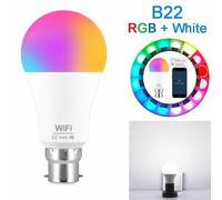 Wifi Smart LED RGB Lampadina 15W Regolabile Alexa Google Casa Control Smartphone