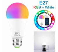 Wifi Smart LED RGB Lampadina 15W Regolabile Alexa Google Casa Control Smartphone