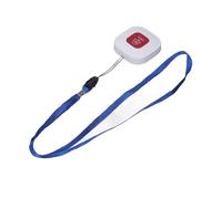 WiFi Smart SOS Call Pulsante Call Bell - Pulsante di Emergenza Wireless per Pazienti e Anziani Anziani con connettività App, Facile Avviso, Monitoraggio della Batteria, Gamma di 32,8 Piedi, Casa e