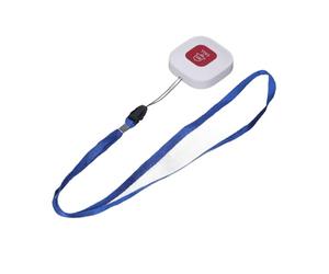 WiFi Smart SOS Call Pulsante Call Bell - Pulsante di Emergenza Wireless per Pazienti e Anziani Anziani con connettività App, Facile Avviso, Monitoraggio della Batteria, Gamma di 32,8 Piedi, Casa e