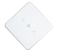WiFi Smart ventilatore da soffitto interruttore 5 velocità controllo vocale | 5 velocità regolabili, flusso d'aria ideale, telecomando app, compatibile con alexa, clima confortevole