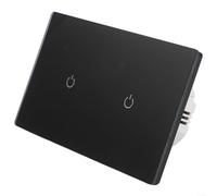 Wifi Smart Wall Switch 2-Way Touch Control per Tuya e per Smart Life App, per Alexa Voice Control, 220V 10A, Pannello in vetro temperato, 2 Gang a 8 Gang Opzioni, per illuminazione domestica (2 gang