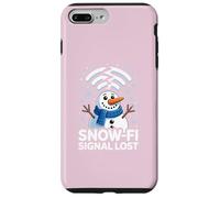 WiFi Snow-Fi Signal Lost Funny winter pun apparel Snowman Custodia per iPhone 7 Plus/8 Plus