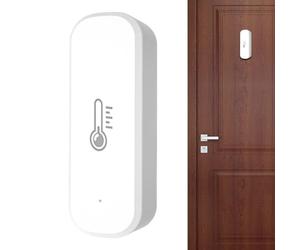 WiFi Temperature Sensor - 7.5x3.7x2.5cm Smart Precise Wireless Remote | Remote Temperature Monitor WiFi | For Bedroom Bathroom Kitchen Home Dormitory Hotel Restaurant Apartment