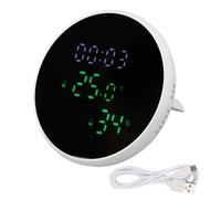 WiFi Thermometer Hygrometer High Accuracy Voice Control Smart Temperature Humidity Sensor with LED for Homes Office