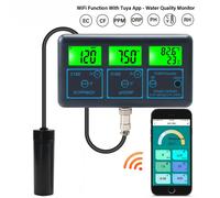 WiFi Tuya Smart Monitor Acquario Acquario SPA Piscina Online Misuratore di qualità dell'acqua PH ORP EC PPM CF Umidità TEMP Tester ATC