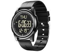 WIFORT Metal Reloj Digital para Hombre,Relojes 5ATM Impermeable deportivo,Relojes de Pulsera Esfera Grande con Cronómetro,Cuenta Regresiva,Alarma,Zone Horaria Dual,Ultra Delgado Reloj Unisex Regalo