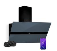 WiFusion Cappa da Cucina 90cm Cappa Aspirante 690 m³/ora Controllo WiFi & Touch