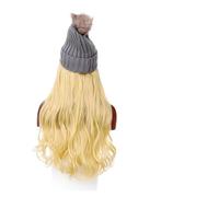 Wig Cap Capelli sintetici Donna Inverno Caldo Mantenere i capelli Extension Cappelli Parrucche for le donne Colori mossi(1)