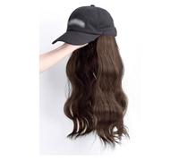 Wig Cap Cuffia for parrucca da donna, for riccia lunga, for ondulata, Parrucche in fibra sintetica resistente al calore dall'aspetto naturale for feste quotidiane e cosplay(01)