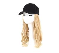 Wig Cap L'estensione dei capelli del cappello della parrucca sintetica riccia ondulata lunga da donna regola la dimensione(19)