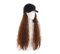 Wig Cap L'estensione dei capelli del cappello della parrucca sintetica riccia ondulata lunga da donna regola la dimensione(1)