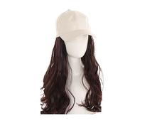 Wig Cap L'estensione dei capelli del cappello della parrucca sintetica riccia ondulata lunga da donna regola la dimensione(6)