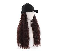 Wig Cap L'estensione dei capelli del cappello della parrucca sintetica riccia ondulata lunga da donna regola la dimensione(23)
