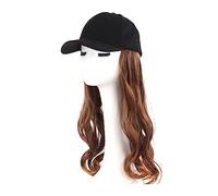 Wig Cap L'estensione dei capelli del cappello della parrucca sintetica riccia ondulata lunga da donna regola la dimensione(21)