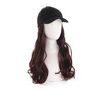 Wig Cap L'estensione dei capelli del cappello della parrucca sintetica riccia ondulata lunga da donna regola la dimensione(8)