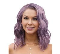 Wig Cosplay Long Wavy Curly Synthetic Fiber Side Bangs Anime Fashion Party(XWY-0142)