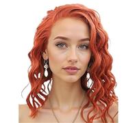 Wig Cosplay Long Wavy Curly Synthetic Fiber Side Bangs Anime Fashion Party(XWY-0146)