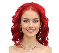 Wig Cosplay Long Wavy Curly Synthetic Fiber Side Bangs Anime Fashion Party(XWY-0147)