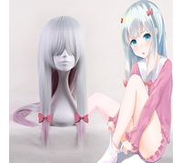 Wig for Anime Eromanga Sensei Parrucche Cosplay Sagiri Izumi Cosplay Parrucca di Capelli Resistente Al Calore Parrucca Sintetica Halloween Party Donne Parrucche Cosplay