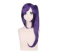 Wig for Anime GINTAMA Terakado Tsu Viola Una Parrucca Coda di Cavallo Costume Cosplay Resistente Al Calore Capelli Sintetici Parrucche Cosplay Delle Donne