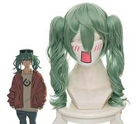 Wig for Anime Hatsune Miku Parrucche Cosplay Miku Cosplay Parrucca sintetica resistente al calore Capelli Halloween Party Coda di cavallo Cosplay Parrucca