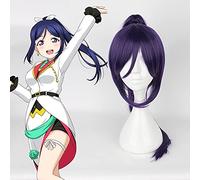 Wig for Anime Love Live! Luce del sole!! Parrucche Cosplay Parrucca Cosplay Kanan Matsuura Parrucca sintetica resistente al calore Capelli Festa di Carnevale di Halloween