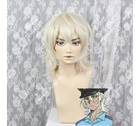 Wig for Anime SARAZANMAI Niiboshi Reo Parrucche per capelli sintetici resistenti al calore + cappuccio per parrucca come l'immagine