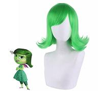 Wig for Anime Wigs Cosplay Christmas Cos Wigs And Mind Agents Hate Anti-Curling Green Short Hair Styles