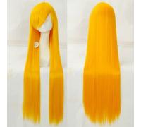 Wig for Anime Wigs Cosplay Christmas Cosplay Wig Universal 100Cm Color Long Straight Hair Cos Anime High Temperature Wire 099 Color:Rose Net 080 [1 Meter]
